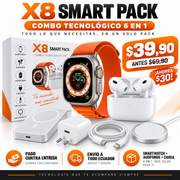 X8 Smart Pack – Combo Tecnológico 6 en 1